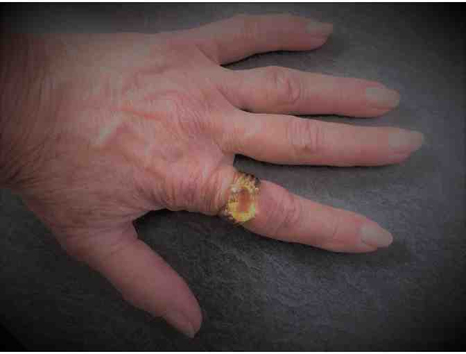 Gorgeous Citrine and Gold Ring