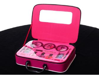 Barbie Ultimate Nail Dryer Set and Make-up in a Designer Case