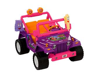 GO EXPLORING WITH THE POWER WHEELS DORA THE EXPLORER JEEP WRANGLER
