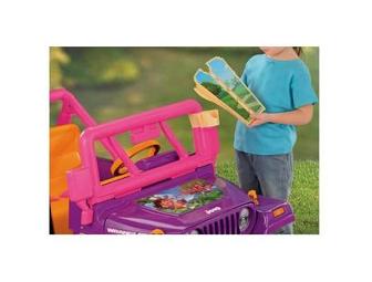 GO EXPLORING WITH THE POWER WHEELS DORA THE EXPLORER JEEP WRANGLER