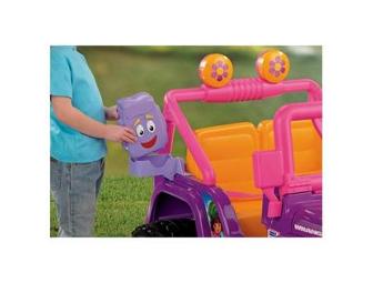 GO EXPLORING WITH THE POWER WHEELS DORA THE EXPLORER JEEP WRANGLER
