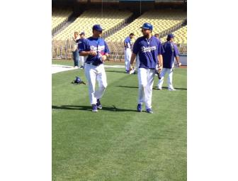 Watch Dodger Batting Practice From the Field!