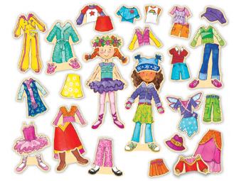 Daisy Girls Mix & Match Dress Up Dolls