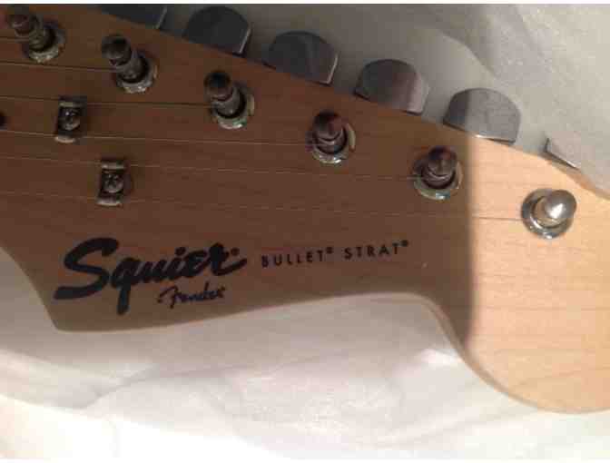 Maroon 5 Signed Fender Squire Bullet Strat Guitar