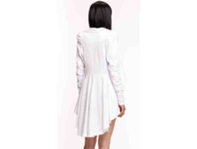 Mark & Estel - Long White Jacket, Size 6