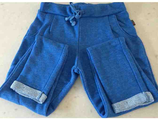 T2 Love Blue Sweatpants & LS White Shirt, Girls Size 10