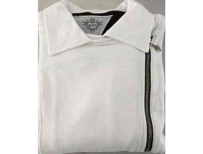 T2Love White Jacket with Black Accents - Girls Size 14