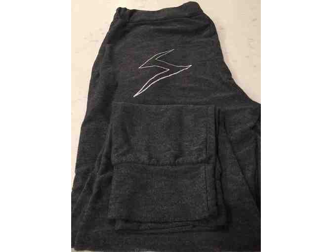 Edenation Dark Grey Super Soft Lightening Bolt Sweatpants--Women's M