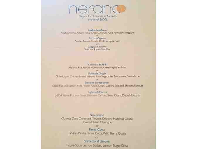 Nerano - Dinner for 4 Guests w/ Tasting Menu