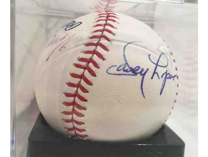 LA Dodgers' '1973-1981 Longest Running Infield' Autographed MLB Baseball