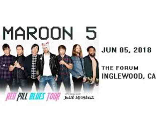 2 Tickets for Maroon 5 at The Forum - June 5, 2018 - Photo 1