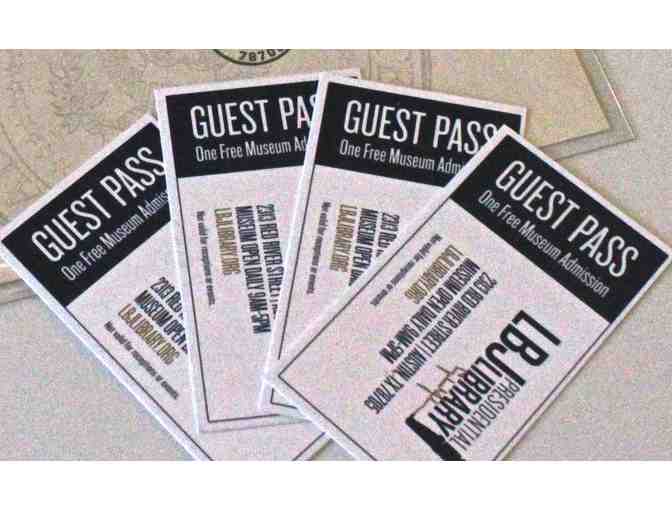 4 Guest Passes to Special Events at the LBJ Library and Commemorative Stamp