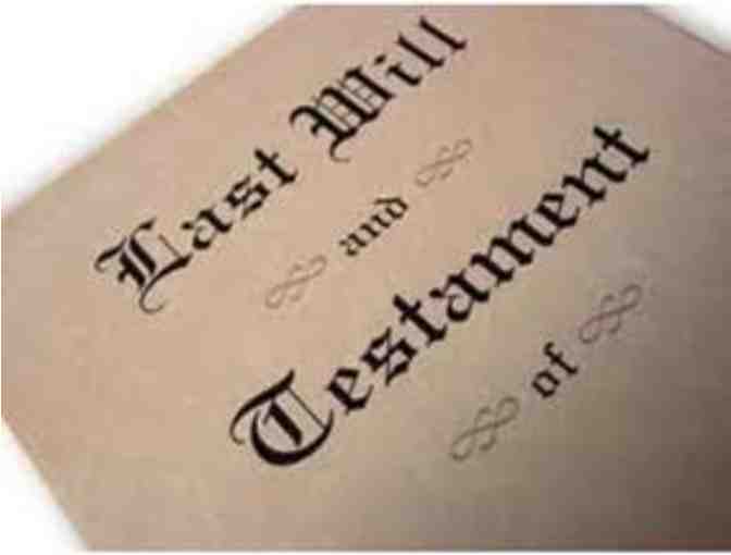 Preparation of a Will from JoAnne Wallace McIntosh of Eccles & McIntosh, PC