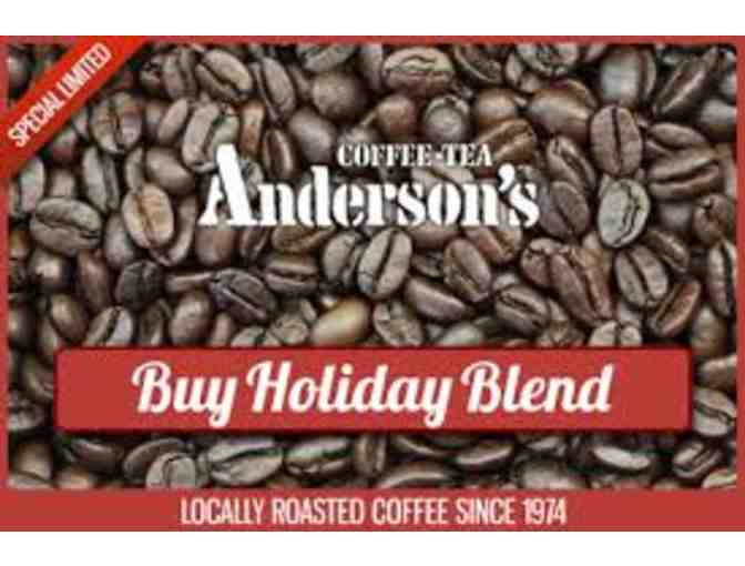 Anderson's Coffee : 2 lbs of fresh roasted coffee, a mug and box of cookies