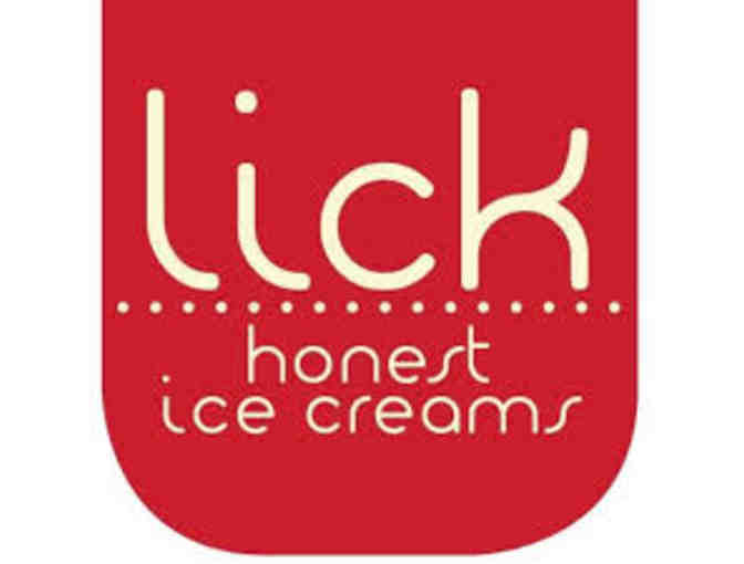 LICK Ice Cream- 6 cards each for 1 small LICK