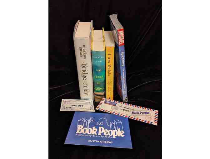 Book People - 4 books and a 20% off coupon