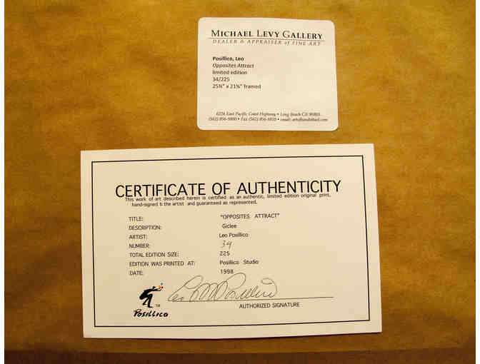 Opposites Attract Autographed Print and Book(W)