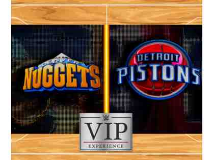 4 Detroit Pistons Exclusive Rehmann Club Seats vs. Denver Nuggets