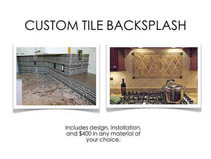 Custom Ceramic Tile Blacksplash