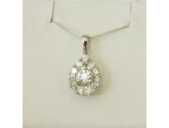 Diamond Pear Shape Pendant