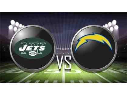 Four (4) tickets NY Jets vs. LA Chargers & a parking pass