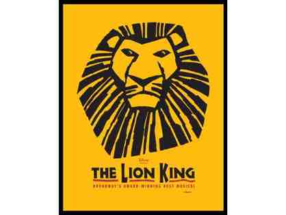 Four (4) Tickets to the Autism-friendly Production of "The Lion King,"plus signed playbill