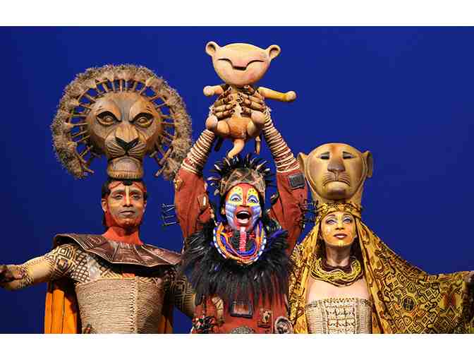 Four (4) Tickets to the Autism-friendly Production of 'The Lion King,'plus signed playbill