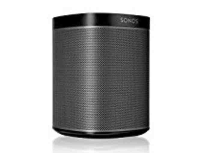 Black Sonos Play:1 - Compact Wireless Speaker for streaming music. Compatible w/ Alexa.