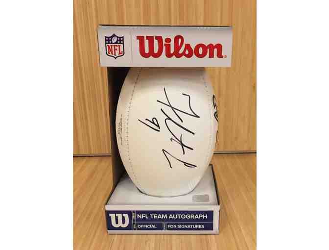 Official Philadelphia Eagles football signed by 3x Pro-Ball Defensive Tackle Fletcher Cox