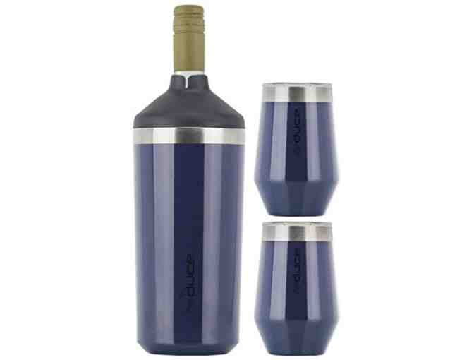 Wine Cooler Set and Two Bottles of Reserve StoneCastle, wine from Kosovo