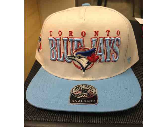 I love baseball - Eh! - Youth Toronto Blue Jays Jersey and Snapback 47 Brand Cap