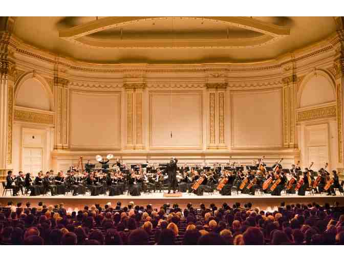 Two (2) tickets to an upcoming Carnegie Hall presentation during the 2019 - 2020 season