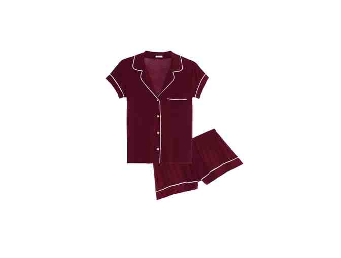 Gisele Short PJ Set - Size S/P - Port/Ivory