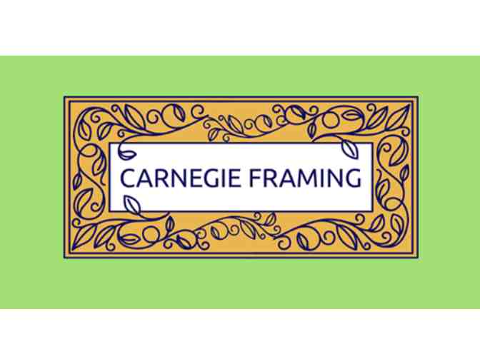 $250 Carnegie Framing Gift Certificiate - Photo 1