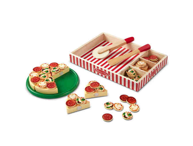 Wooden Train, Wooden Pizza Party
