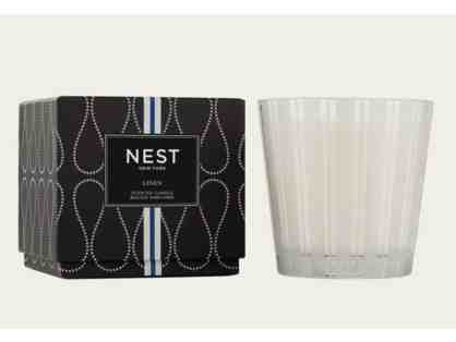 NEST New York Linen 3-Wick Candle