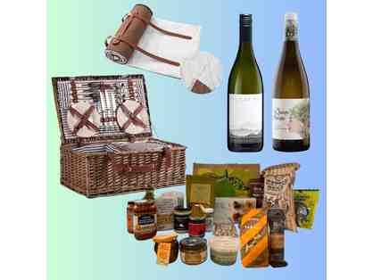 Picnic Basket and White Wine by Oak Class