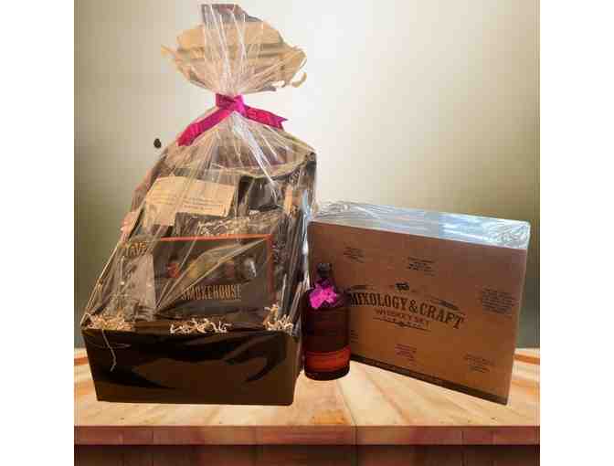 BBQ Basket by Elm Class with a $100 Omaha Steaks Gift Certificate