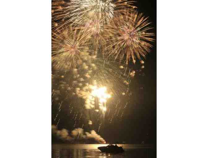 Watch Fireworks or the Blue Angels from an Ideal Location on GT Bay Plus BBQ for 10