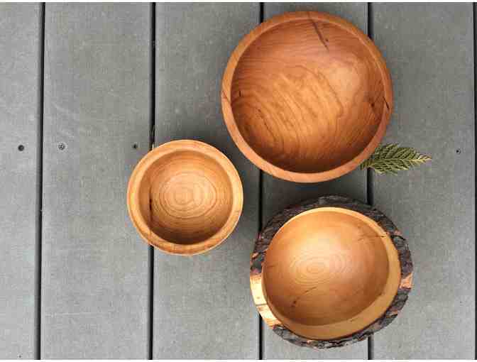 Cherry Wood Bowl Collection