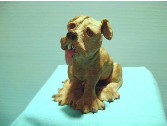 Dog Sculpture #4 Whimsical Dog by Ellen Heavner