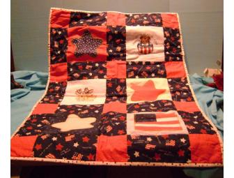 Patriotic Lap Quilt or Wall Hanging