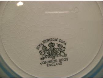 Hand painted Leonberger Face #4 on Johnson Bros England Plate