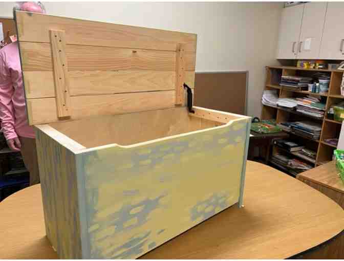 Storage Box Painted by Levey Middle Schoolers
