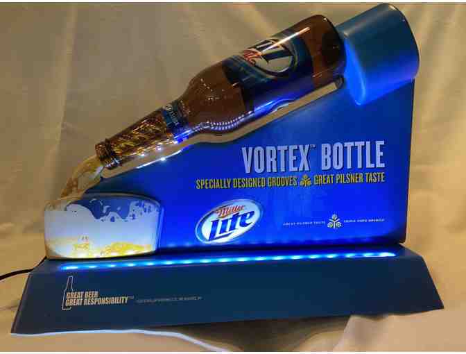 Miller Lite Vortex Bottle Bar Decoration - Photo 1