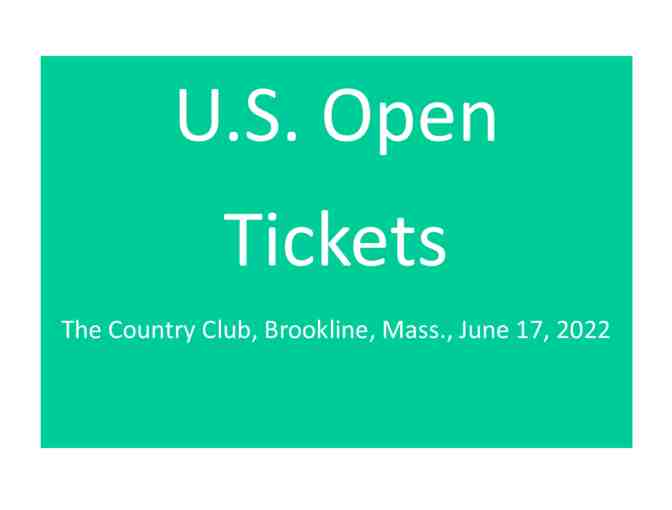 USGA U.S. Open Golf Tickets - Photo 1