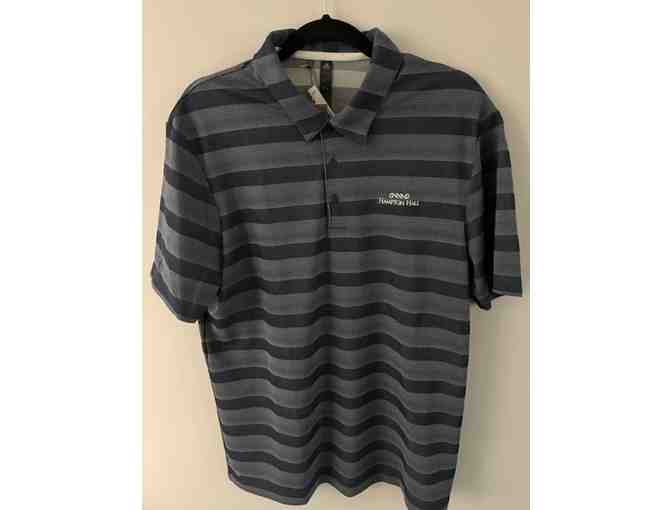 Adidas Striped Golf Shirt - Photo 1