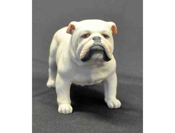 Porcelain Bulldog Statue