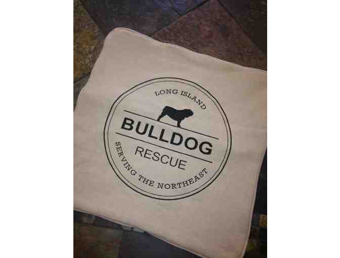 Custom Long Island Bulldog Rescue Pillows