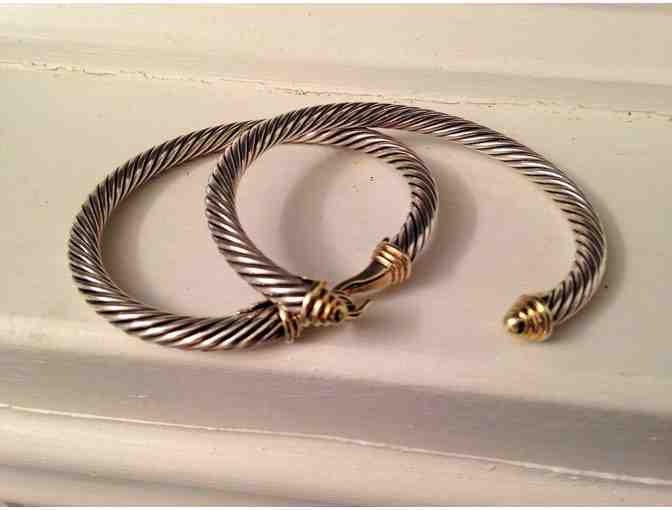 David Yurman Classic Cable Classics Bracelet with Gold